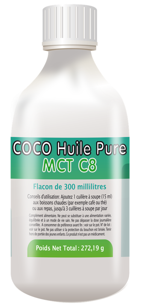 Huile Coco Pure MCT C8 Oil
