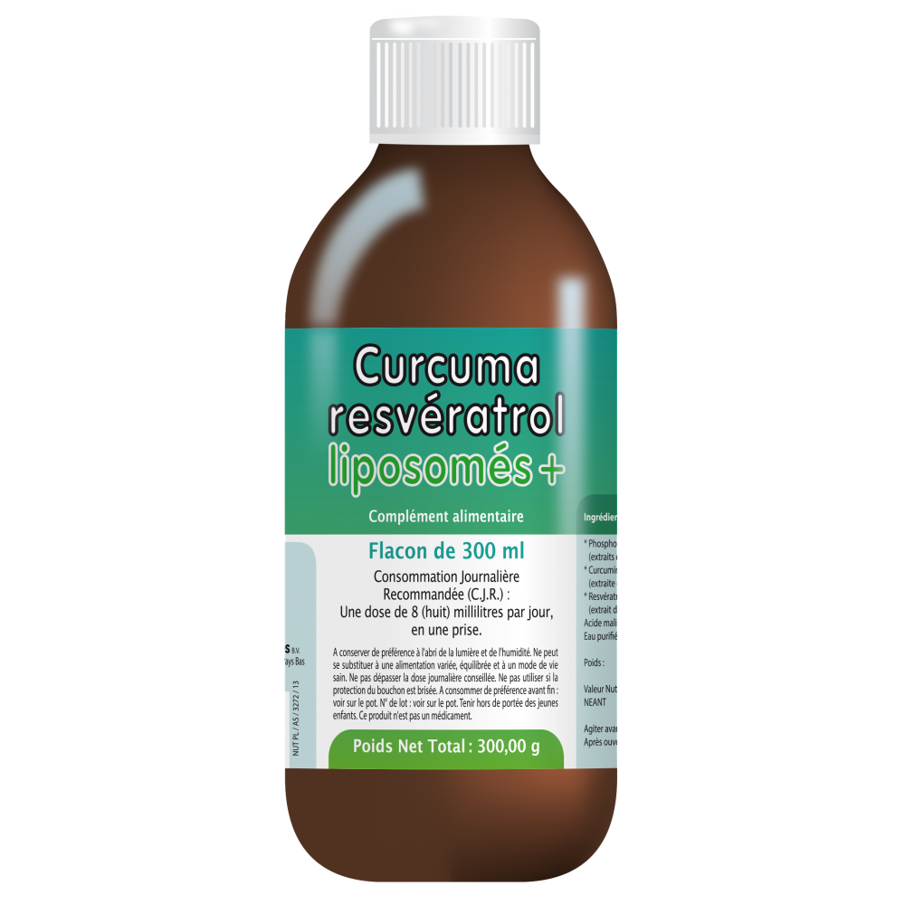 Curcuma Resveratrol Liposomé 300 ml